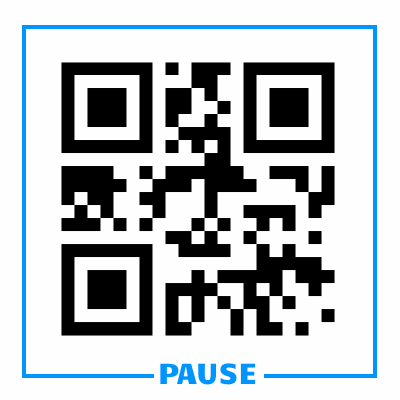 Pause QR code