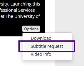 subtitle request option